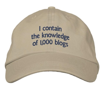 I contain the knowledge of 1000 blogs